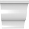 Ekena Millwork 5 1/2-in. W x 6-in. D x 6-in. H Funston Architectural Grade PVC Knee Brace BRCP055X06X06FST - alternate 5